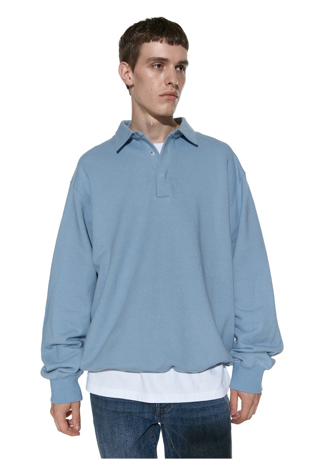 럭비 스웨트 셔츠 라이트 블루